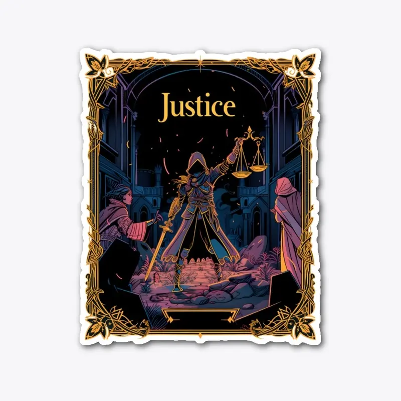 Equilibrium's Edge - Justice Tarot