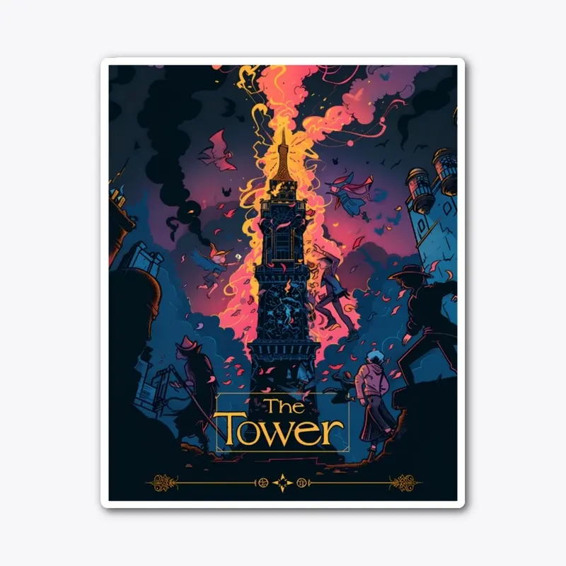 Upheaval's Echo - The Tower Tarot