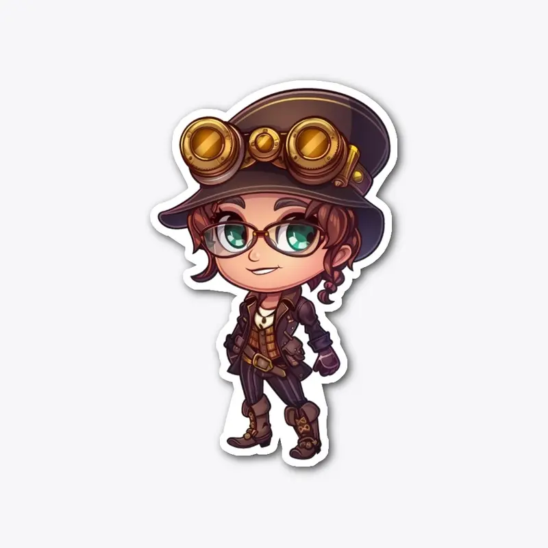 Chibi Steampunk Tinkerer